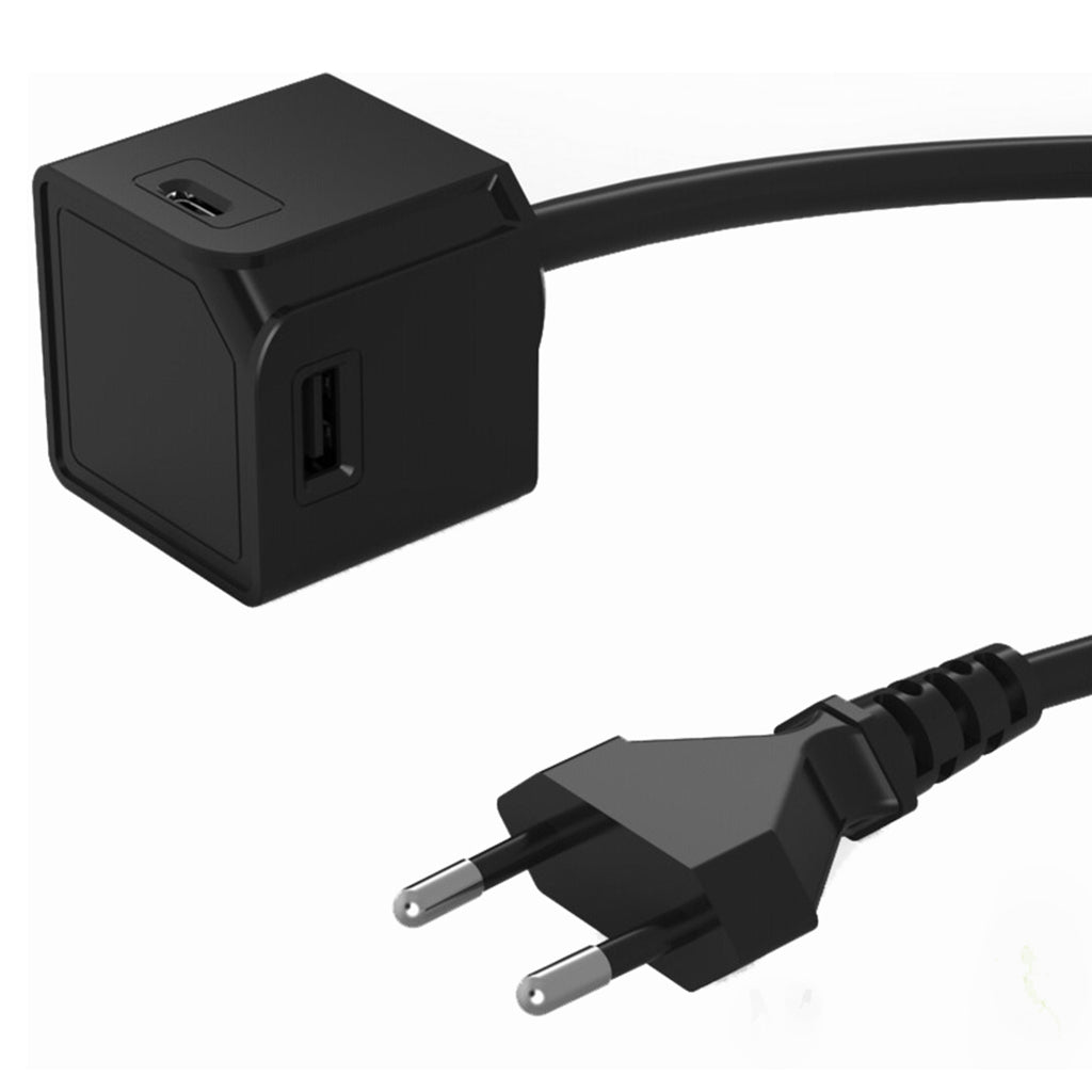 Powercube USBcube erhältlich in USB-A und USB-C, Schwarz