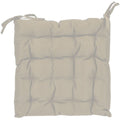 Basic-Stuhlkissen 40x40x6 cm beige
