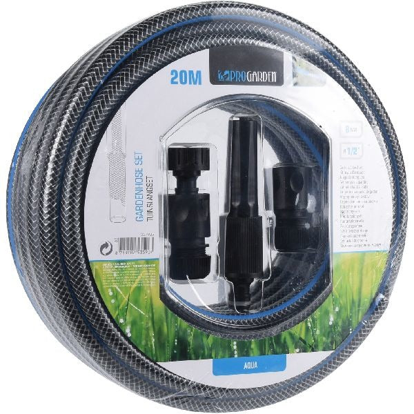 Pro Garden Gartenschlauch 20 m + Kupplungsset
