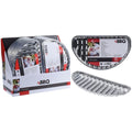 Bbq grillschaal halfrond set a 4 stuks