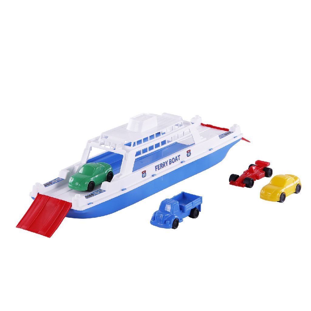 Cavallino veerboot met 4 auto's, 45,5cm