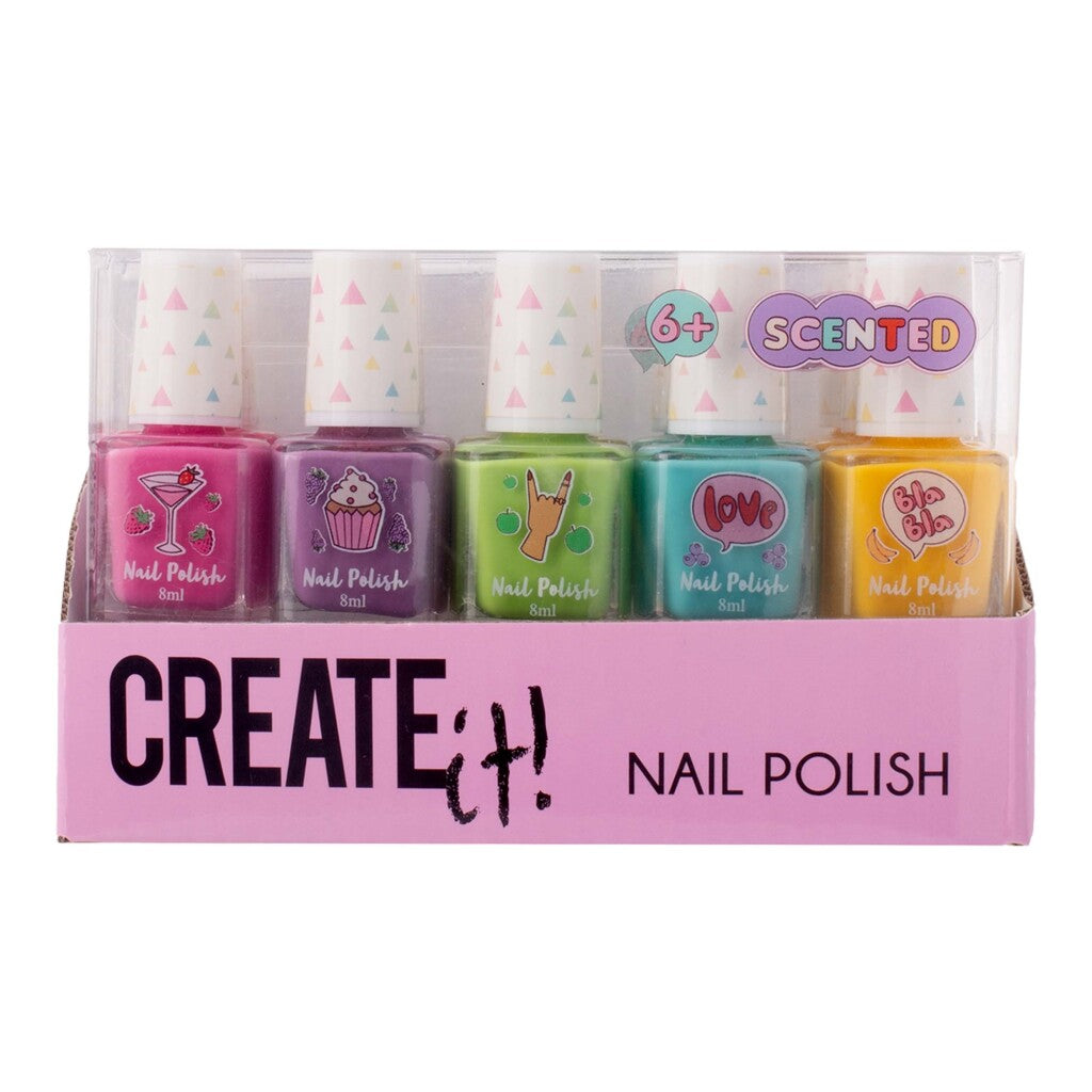 Create it ! geurende nagellak 5 kleuren