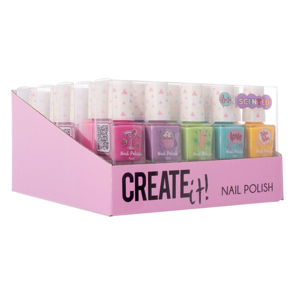 Create it ! geurende nagellak 5 kleuren