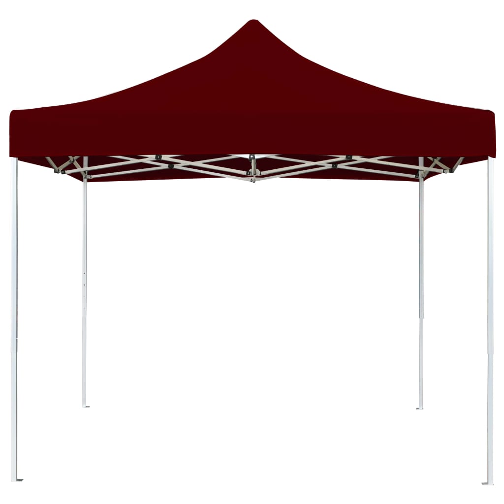 VidaXL Partyzelt professionell faltbar 3x3 M Aluminium Weinrot