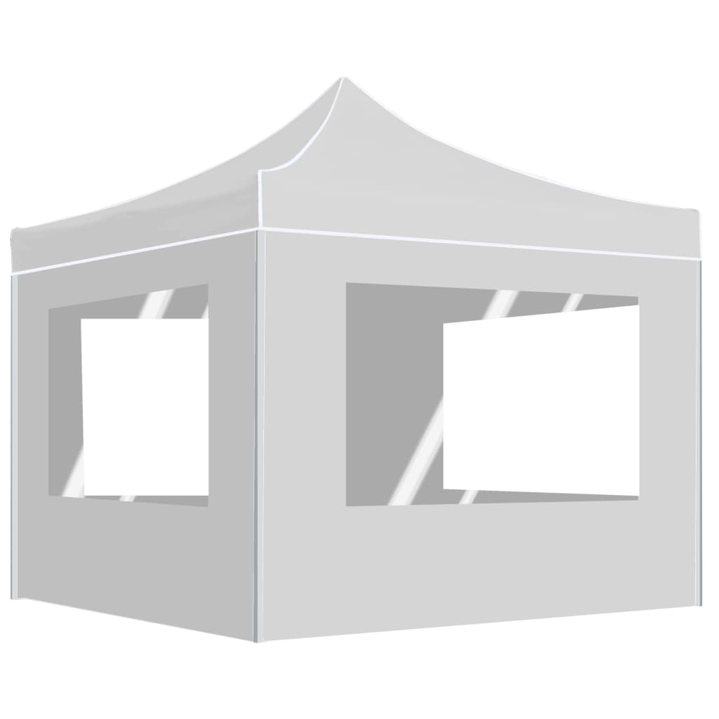 VidaXL Partyzelt mit Wänden 3x3 m Aluminium Weiß