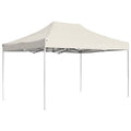Vidaxx Partyzelt professionell faltbar 4,5 x 3 m Aluminium creme