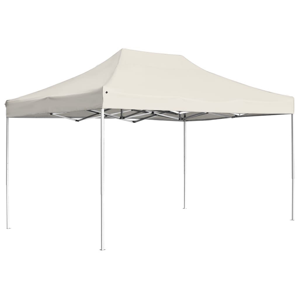 Vidaxx Partyzelt professionell faltbar 4,5 x 3 m Aluminium creme