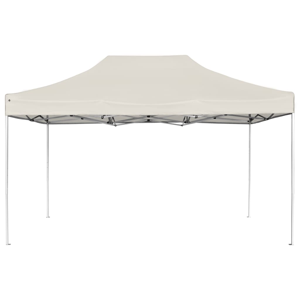 Vidaxx Partyzelt professionell faltbar 4,5 x 3 m Aluminium creme