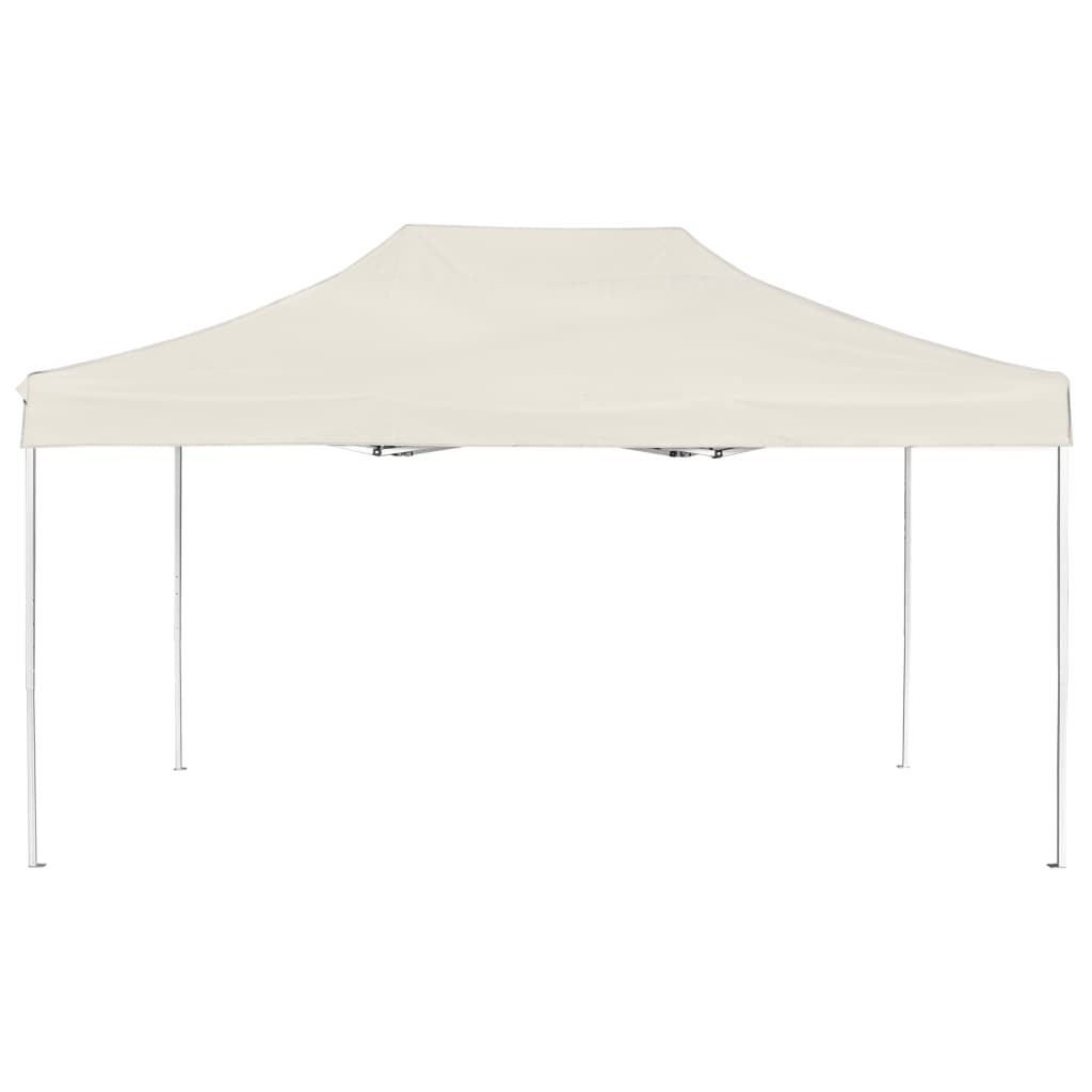 Vidaxx Partyzelt professionell faltbar 4,5 x 3 m Aluminium creme