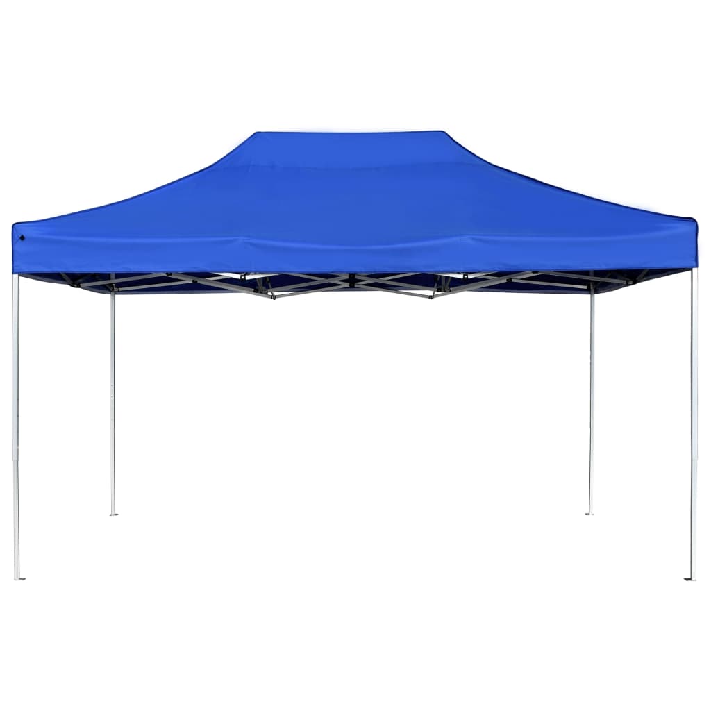 VidaXL Partyzelt professionell faltbar 4,5 x 3 m Aluminium blau