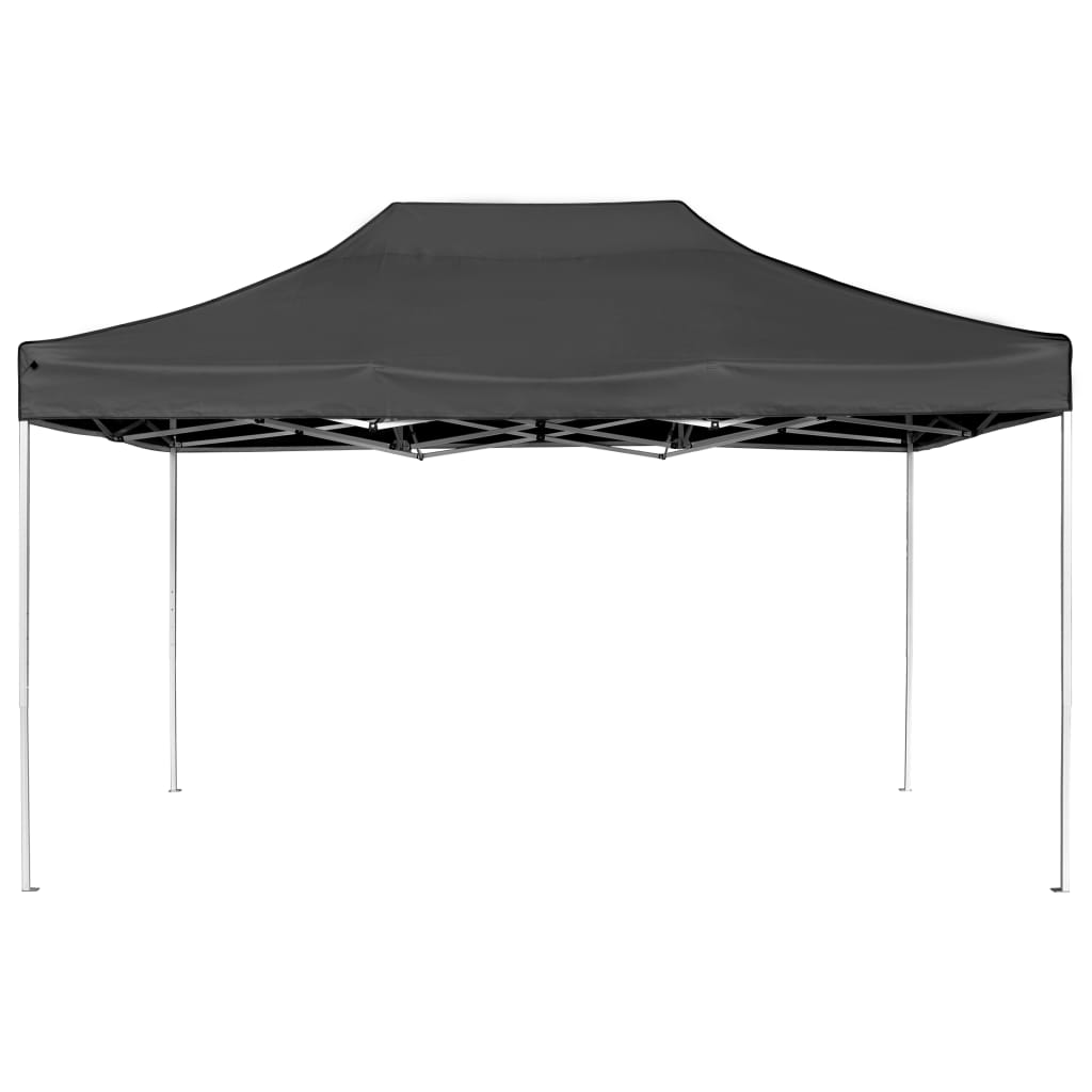 Vidaxx Partyzelt professionell faltbar 4,5 x 3 m Aluminium - Anthrazit