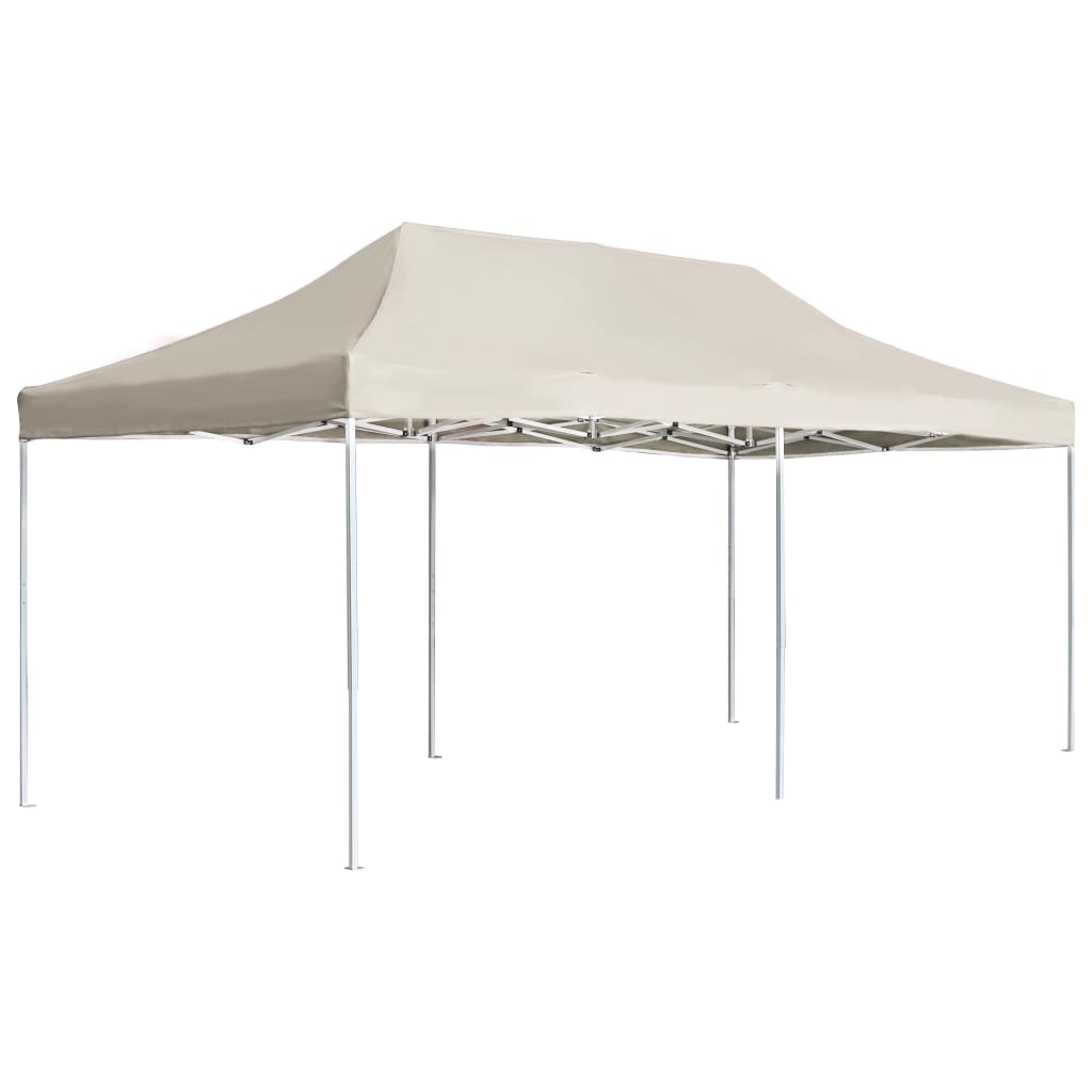 Vidaxx Partyzelt professionell faltbar 6x3 M Aluminium creme