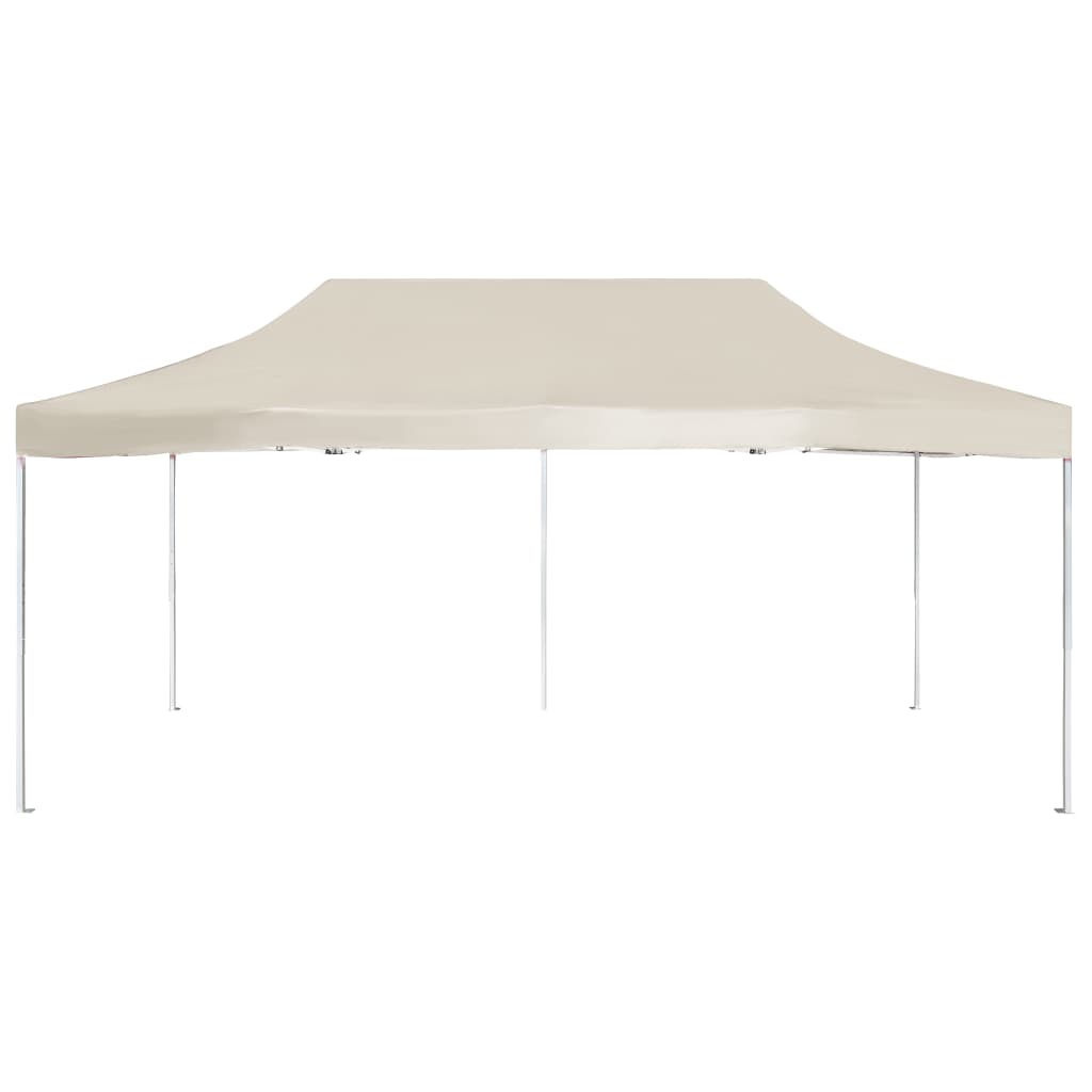 Vidaxx Partyzelt professionell faltbar 6x3 M Aluminium creme