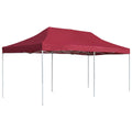 VidaXL Partyzelt professionell faltbar 6x3 M Aluminium Weinrot