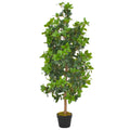 VidaXL Künstliche Pflanze mit Topf Lorbeerbaum 120 cm Grün