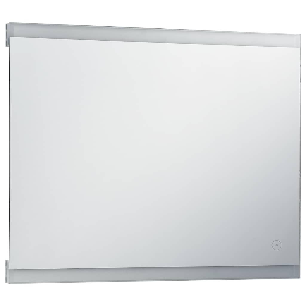 Vidaxx Badezimmerspiegel mit LED-Beleuchtung und Touchsensor, 80 x 60 cm