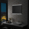 Vidaxx Badezimmerspiegel mit LED-Beleuchtung und Touchsensor, 80 x 60 cm