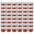 Vidaxl jampotten met zilverkleurige deksels 48 st 110 ml glas