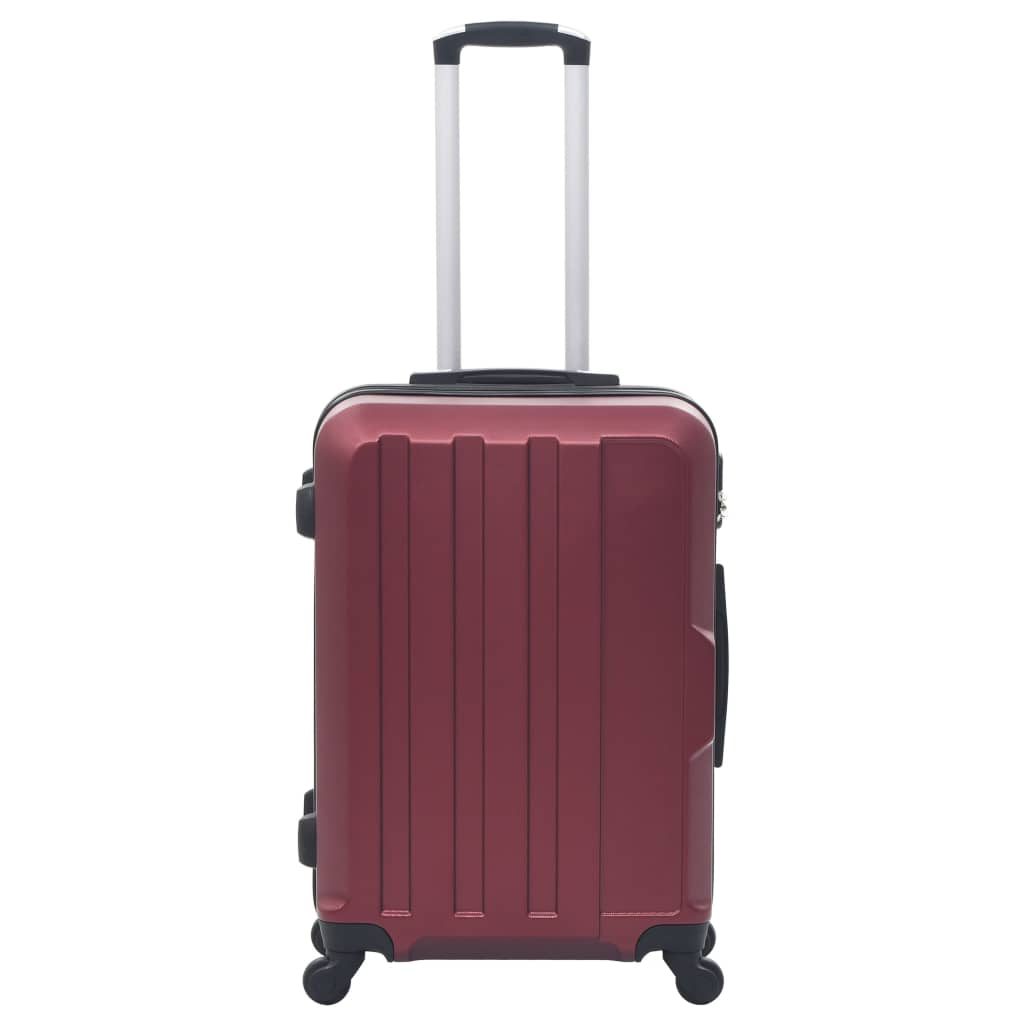 Vidaxl 3-teiliges Herz-Set Weinrot