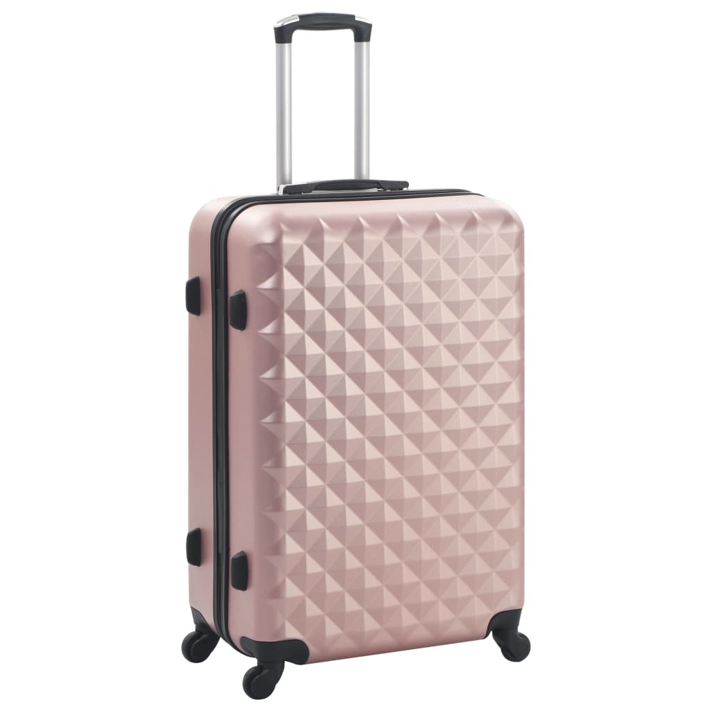 VIDAXL 3-teiliges Herz-Set Roségold