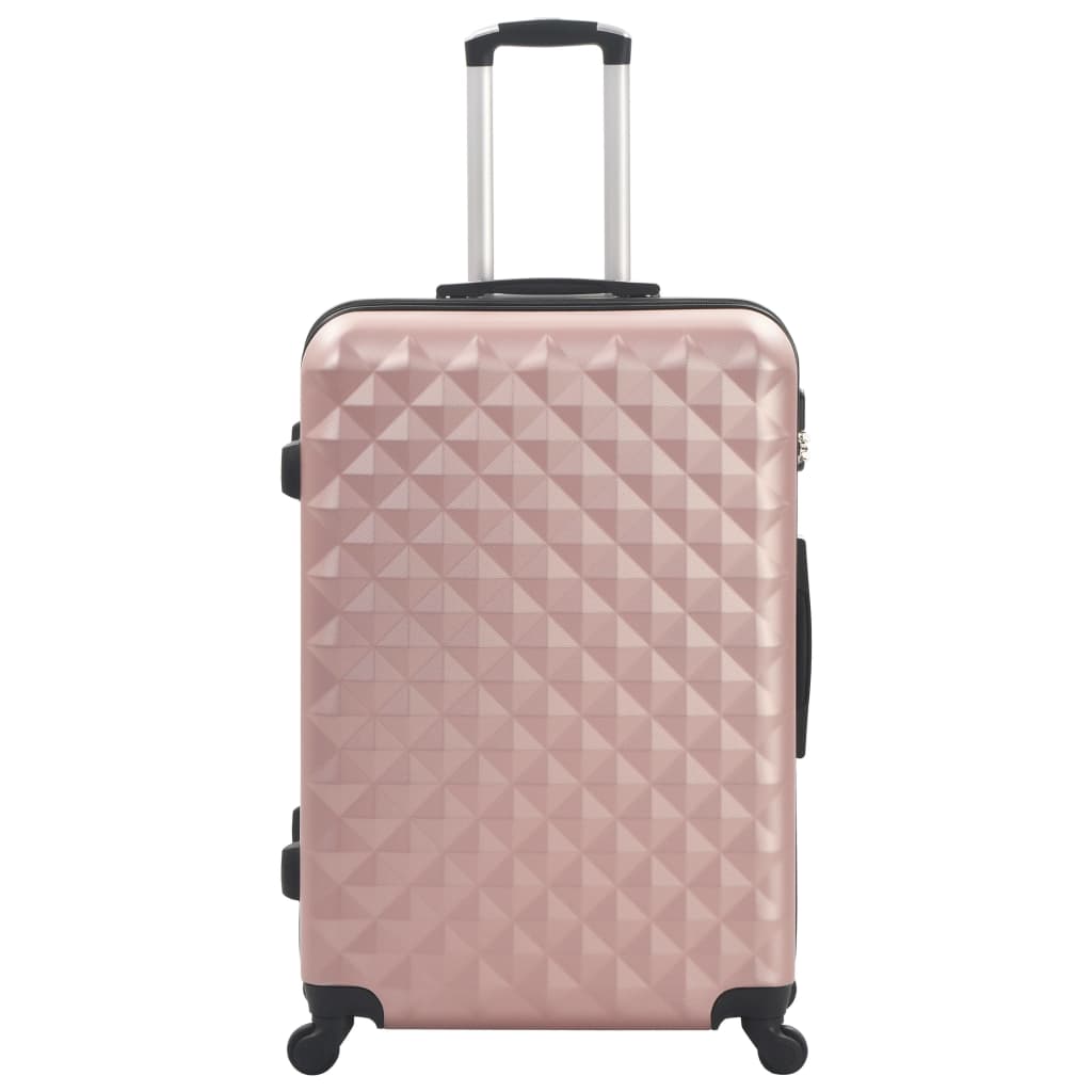 VIDAXL 3-teiliges Herz-Set Roségold