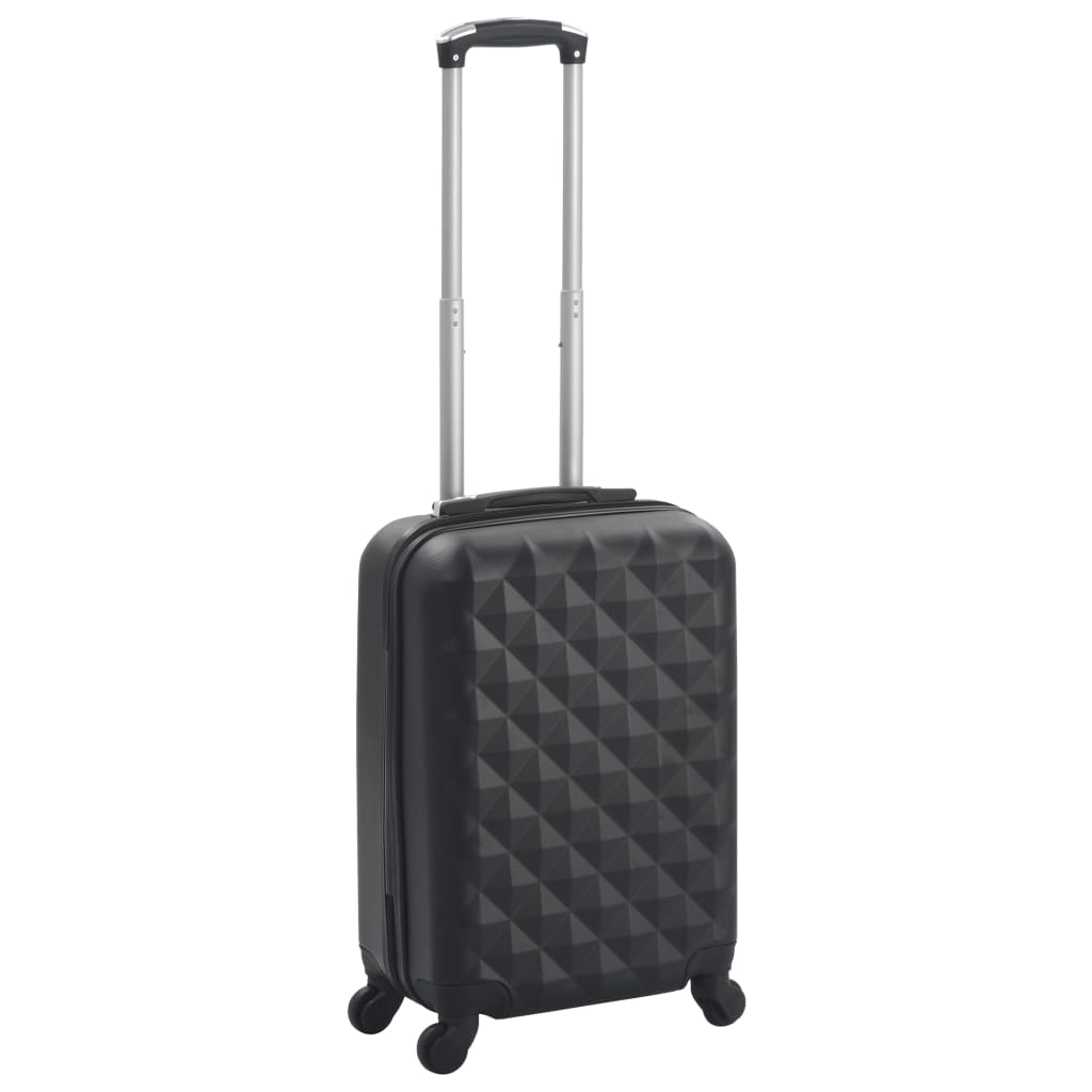 VidaXL Hartschalenkoffer ABS schwarz