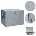 Vidaxx Aluminiumbox 610x430x455 mm versilbert