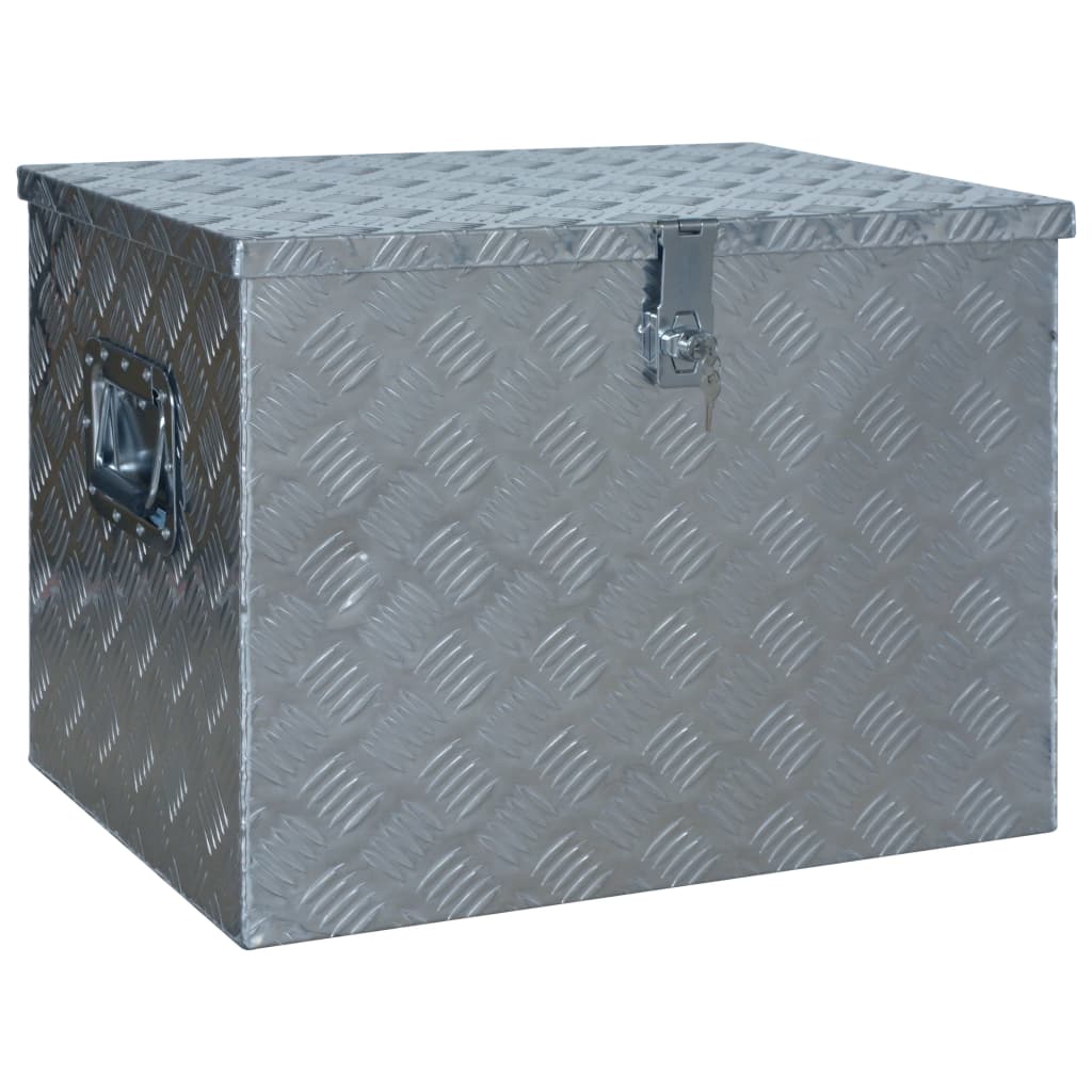 Vidaxx Aluminiumbox 610x430x455 mm versilbert