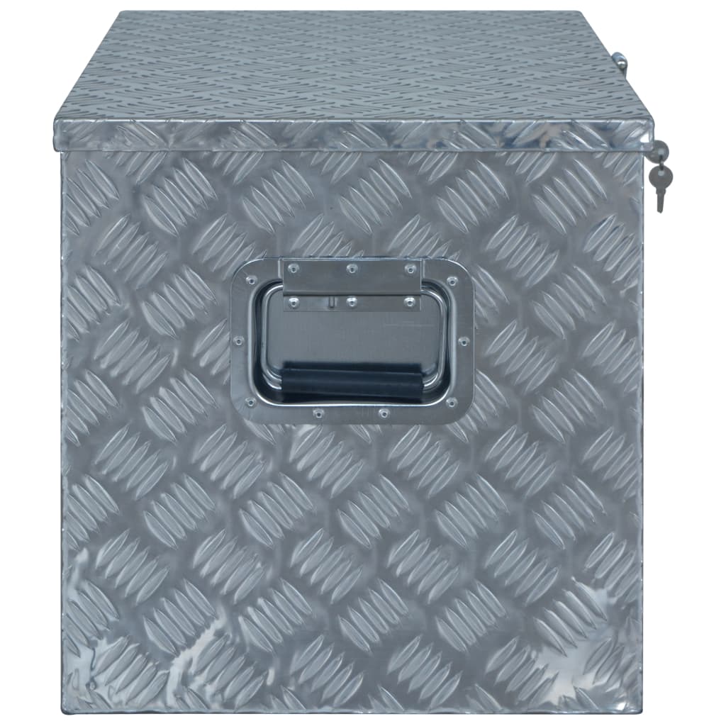 Vidaxx Aluminiumbox 610x430x455 mm versilbert