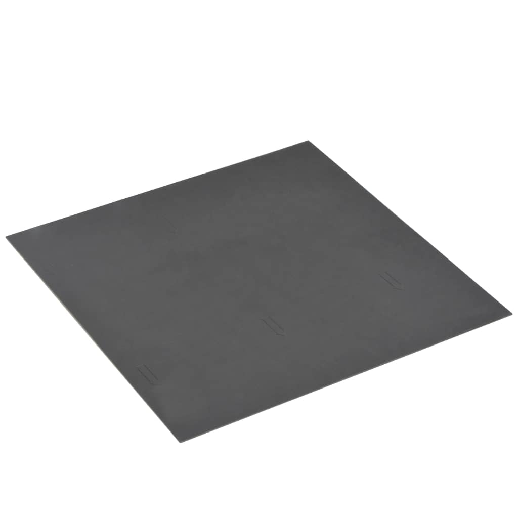 Vidaxl Dielen selbstklebend 5,11 m² PVC Schwarz mit Muster