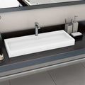 Vidaxx Waschbär 120x46x11 cm Mineralguss Marmorguss Weiß