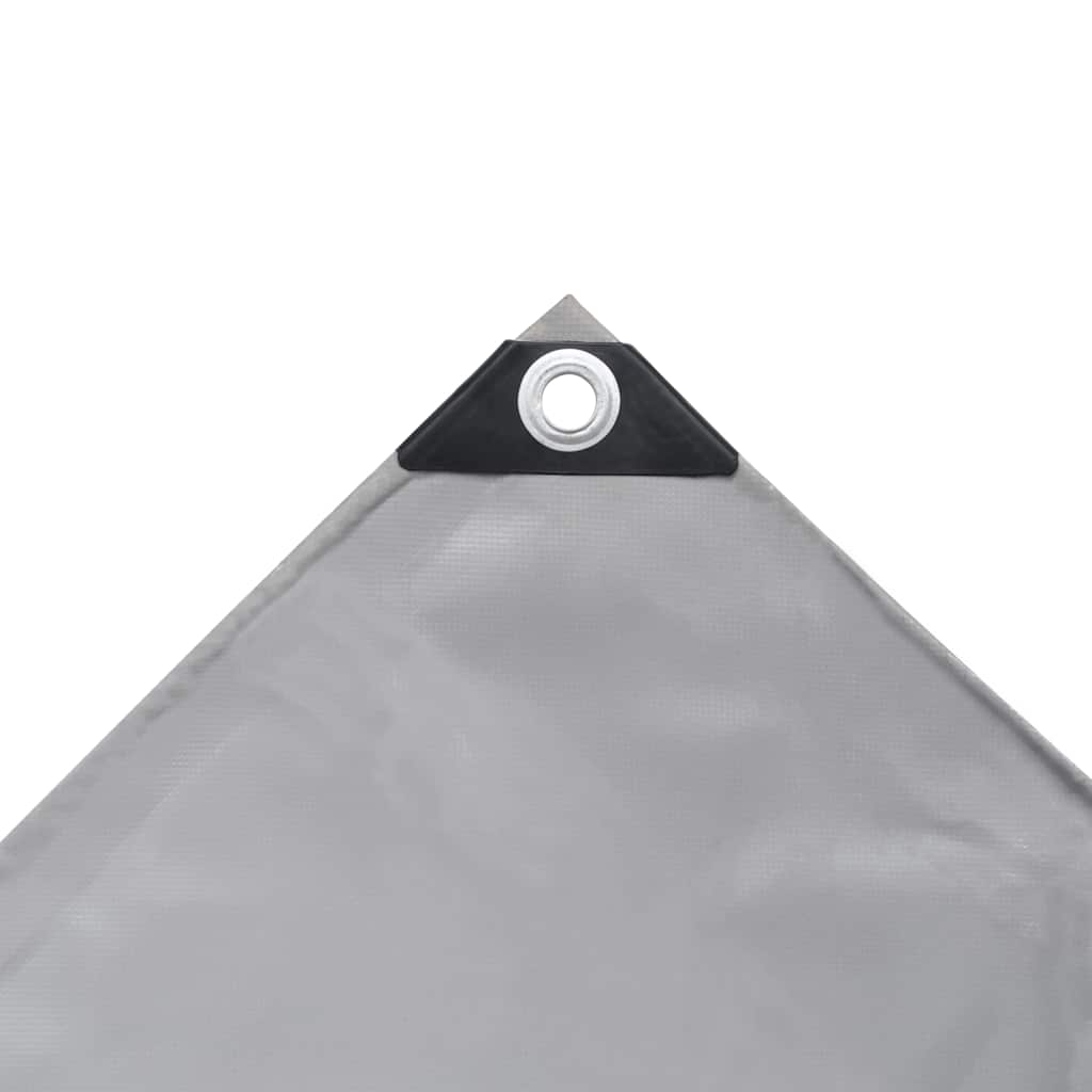 Vidaxl dekzeil 650 g m² 2,5x3,5 m grijs