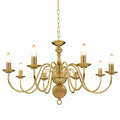 VidaXL Kronleuchter 8xe14 goldfarben