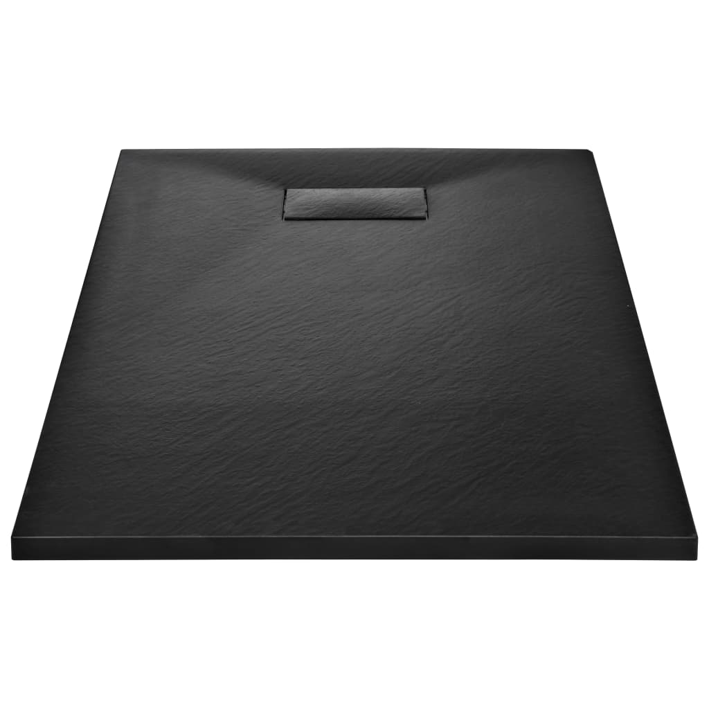 VidaXL Duschwaage 120x70 cm SMC Schwarz