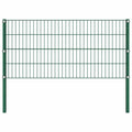 Vidaxl schuttingpaneel met palen ijzer 176,5x80 cm groen