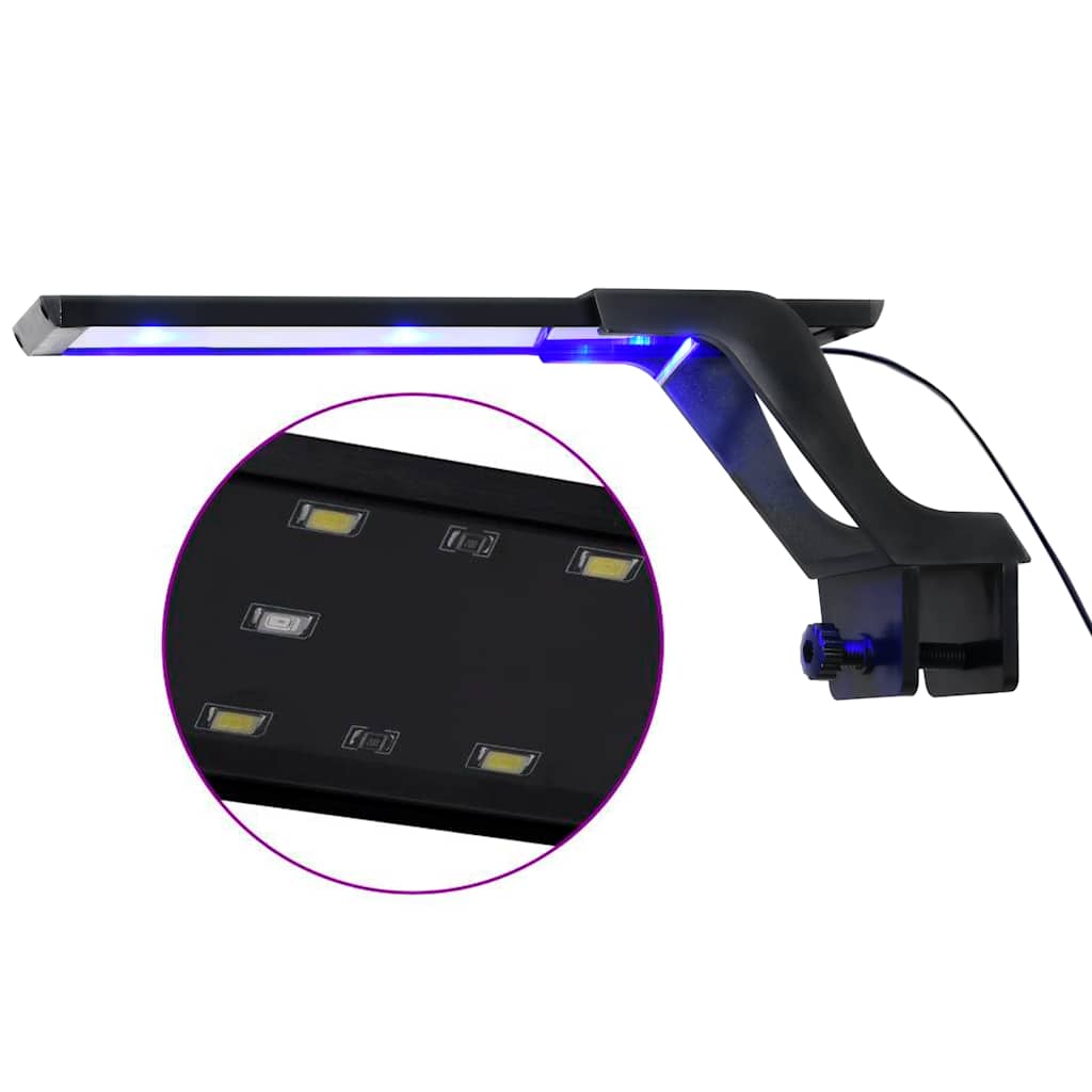 VidaXL Aquariumleuchte mit Klemme, LED, 25–45 cm, blau und weiß