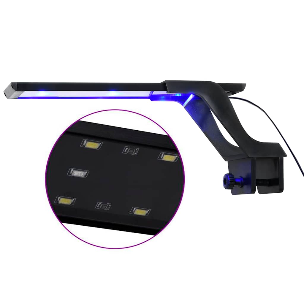 VidaXL Aquariumleuchte mit Klemme, LED, 25–45 cm, blau und weiß