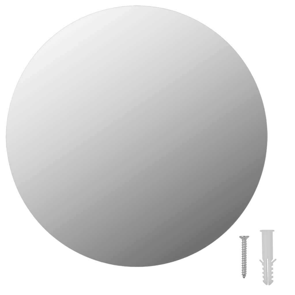 VidaXL rahmenloser runder Spiegel 30 cm Glas