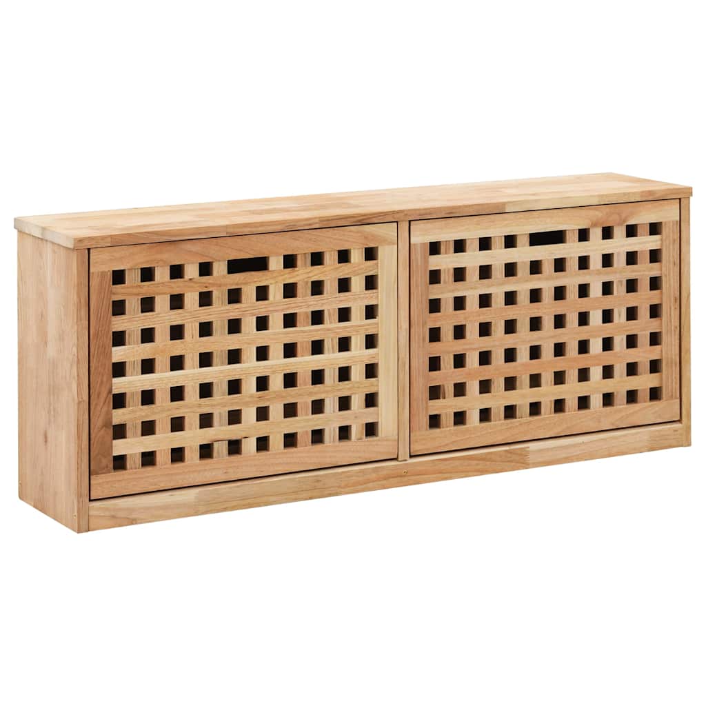 Vidaxx Schuhspeicherbank 94x20x38 cm Festes Walnussholz