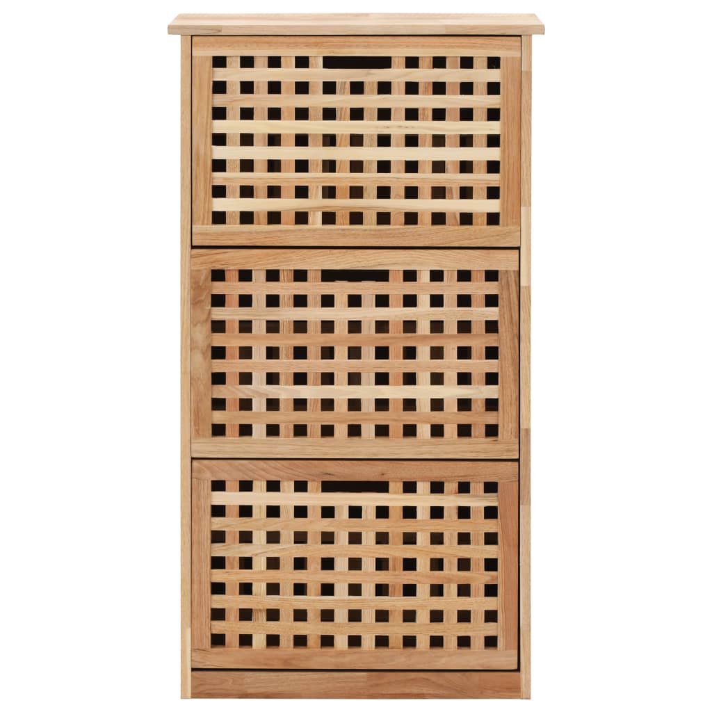 Vidaxx Schuhschrank 55x20x104 cm Festes Walnussholz