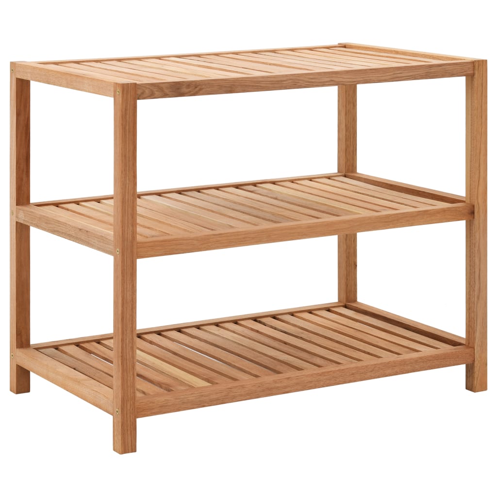 VidaXL Badezimmerregal 65x40x55 cm Festes Walnussholz