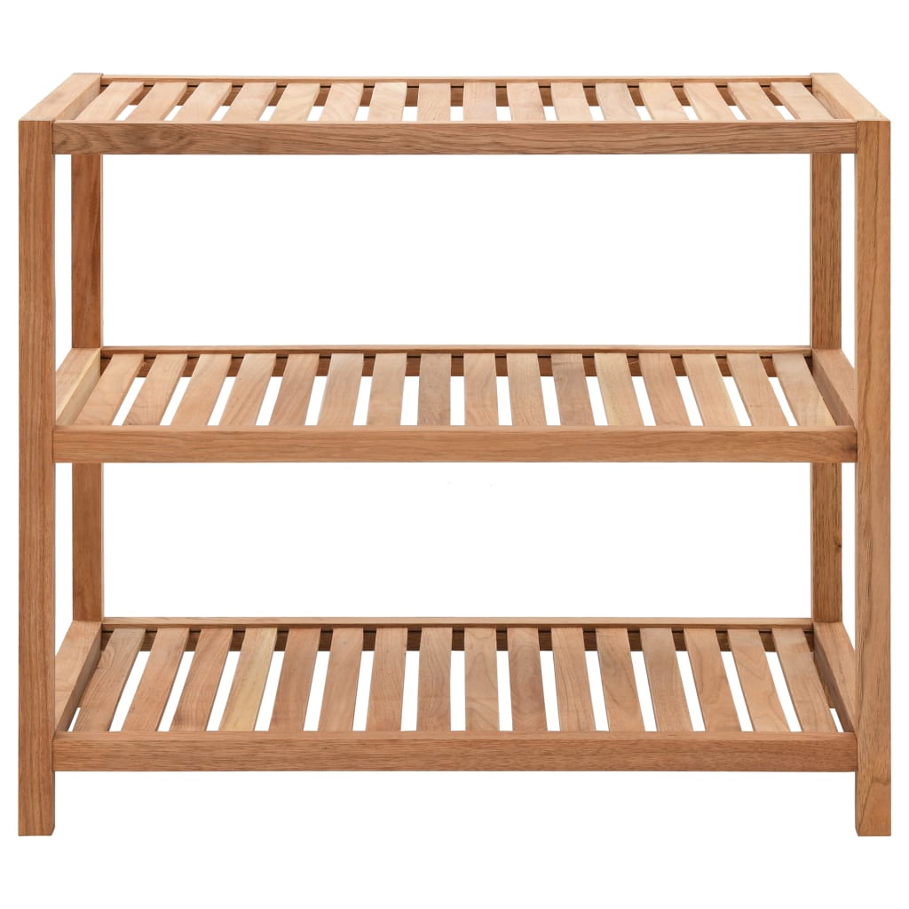 VidaXL Badezimmerregal 65x40x55 cm Festes Walnussholz