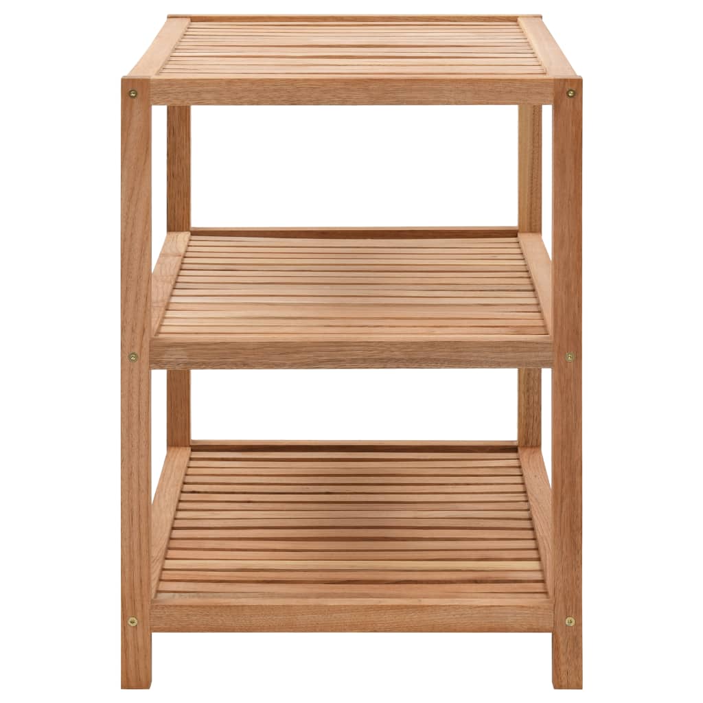 VidaXL Badezimmerregal 65x40x55 cm Festes Walnussholz