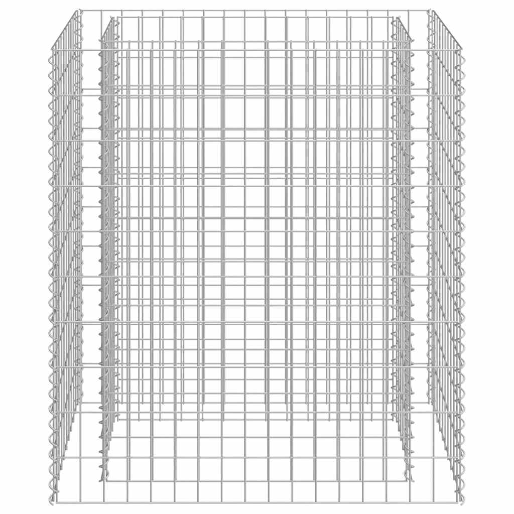 VidaXL Gabionen-Planzer erhöht 90x50x100 cm verzinkter Stahl