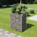 VidaXL Gabionen-Planzer erhöht 90x50x100 cm verzinkter Stahl