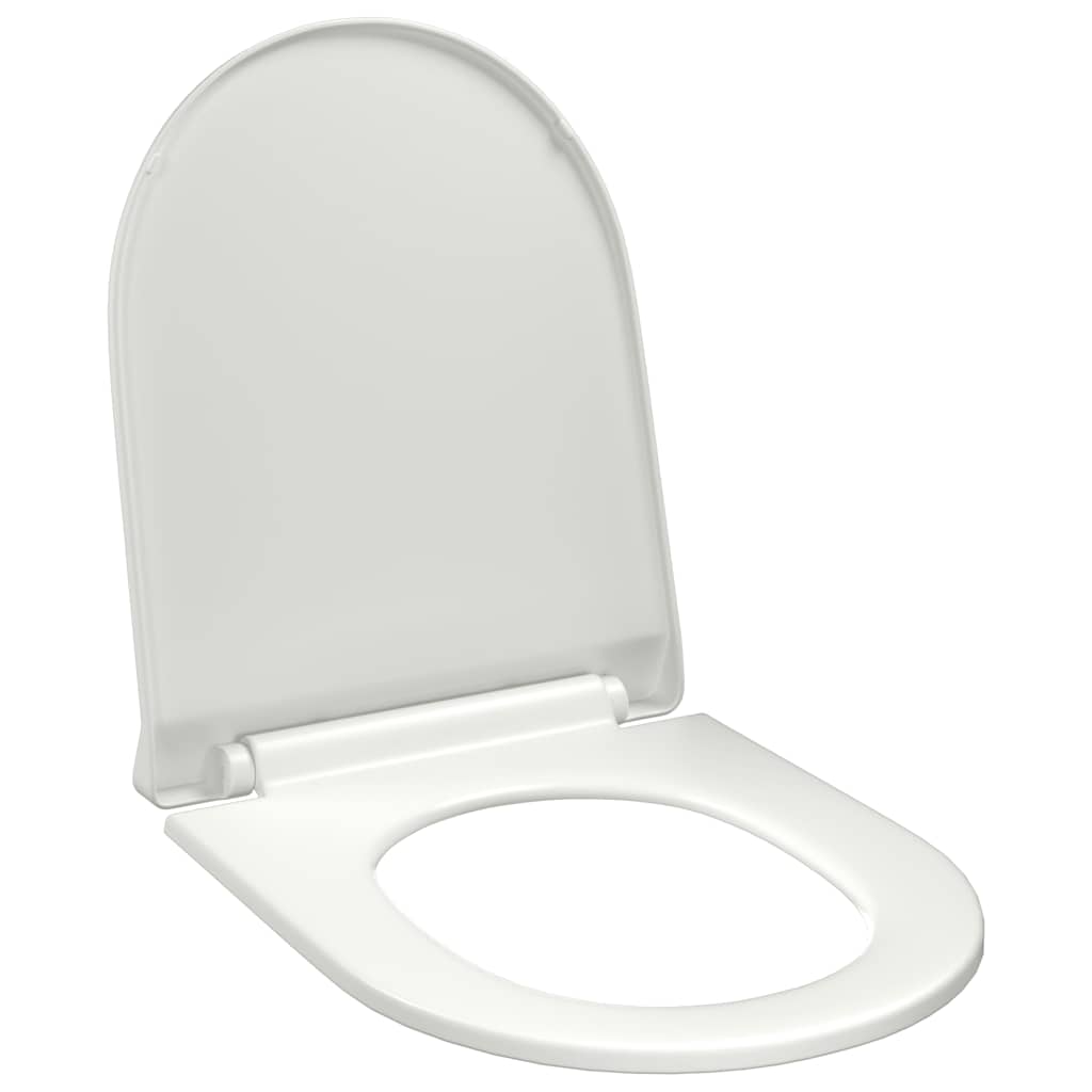 Vidaxl toiletbril soft-close met quick-release ontwerp wit