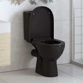 Vidaxl toiletbril soft-close met quick-release ontwerp zwart
