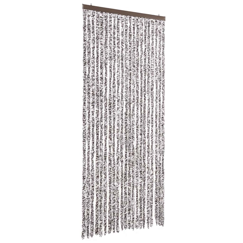 VidaXL Fliegengitter 90x220 cm Chenille Braun und Beige