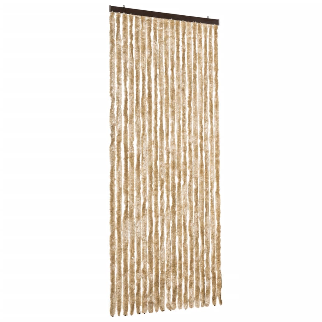 VidaXL Fliegengitter 56x185 cm Chenille Beige