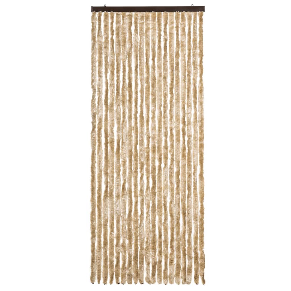 VidaXL Fliegengitter 56x185 cm Chenille Beige
